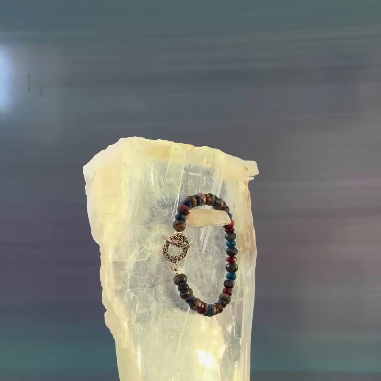 
                  
                    Load and play video in Gallery viewer, Pfeiffer- Men&amp;#39;s Bracelet - Cobalt Glow
                  
                
